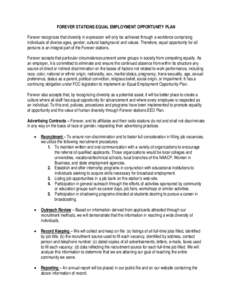 Social philosophy / Ethics / Affirmative action / Diversity / Multiculturalism / Equal opportunity / Recruitment / Discrimination / Lutheran Church-Missouri Synod v. FCC / Human resource management / Management / Employment