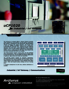 uCP1020  Industrial / IoT Gateway overview