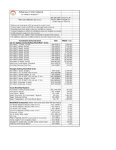 Athenaeum International The Intelligent Workplace™ Price List Effective[removed]-1007 Louisville, KY[removed]Glasgow, KY