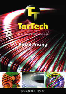 TorTech Established 1987 Total Transformer Solutions  Retail Pricing