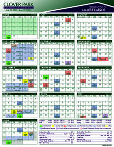 [removed]ACADEMIC Calendar June 29, 2009 – June 17, 2010 JUNE