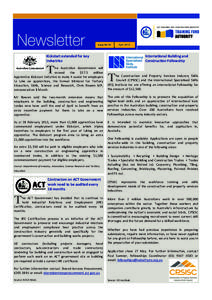 Issue No 54  April 2013 Kickstart extended for key industries