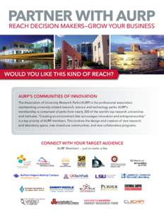 Partner with AURP Reach Decision Makers—Grow Your Business  Would you like this kind of reach?
