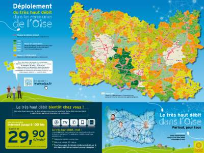 Déploiement du très haut débit dans les communes de l’Oise Réseau de collecte existant