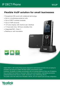 Electronics / Local loop / Digital Enhanced Cordless Telecommunications / Software-defined radio / Consumer electronics / Voice over IP / Cordless telephone / CAT-iq / Headset / Technology / Electronic engineering / Broadband