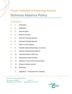 Microsoft Word[removed]Sickness Absence Policy.DOC