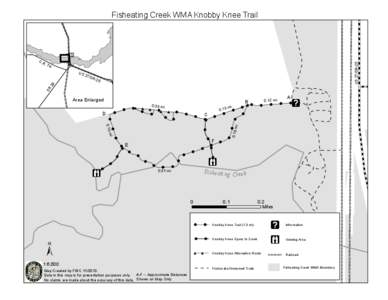 Fisheating Creek WMA Knobby Knee Trail  .7 4