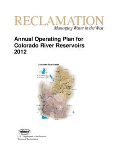 Annual Operating Plan for Colorado River Reservoirs 2012