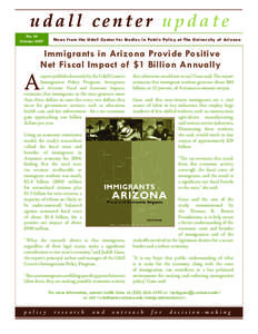 udall center update  udall center update No. No.3134 Fall 2006