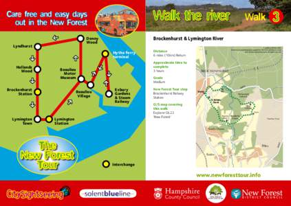 Walk the river  Care free and easy days out in the New Forest  Brockenhurst & Lymington