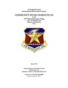 Microsoft Word - Final Ellington Community Involvement Plan