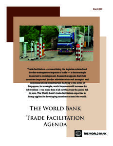 International economics / Trade facilitation and development / Trade facilitation / Export / Trade / World Trade Organization / Tariff / Doha Development Round / John S. Wilson / International trade / International relations / Business