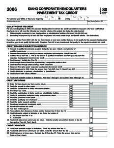 TC49041 Idaho Investment Tax Credit[removed]