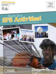 the  SPS Observer Non-Profit Org. US Postage
