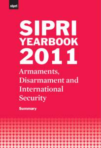 SIPRI  YEARBOOK 2011 Armaments,