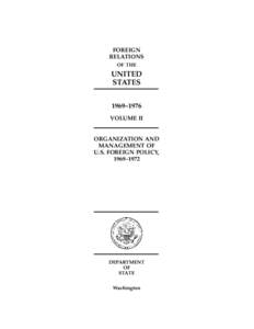 United States National Security Council / Classified information / Data privacy / Declassification / Disclosure / Henry Kissinger / Richard Nixon / Central Intelligence Agency / Foreign Relations Series / Government / National security / United States