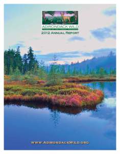 2012 Annual Report  www.AdirondackWild.org Partners and Directors Partners