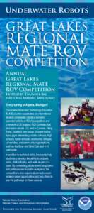 Underwater Robots  Annual Great Lakes Regional MATE ROV Competition