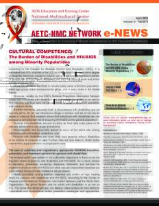 Volume: 3  April 2013 Issue: 2  AETC-NMC NETWORK e-NEWS