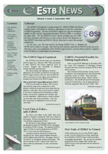 Volume 2, Issue 2, September[removed]Contents • The EGNOS Signal Explained