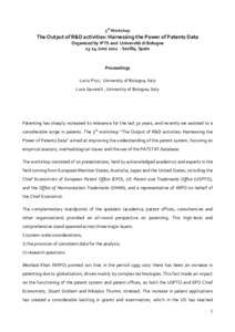 Patenting has sharply increased its relevance for the last 30 years, and recently we assisted to a considerable surge in patents