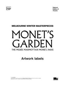 Musée Marmottan Monet / Camille Doncieux / Alice Hoschedé / The Impressionists / Impressionism / Pierre-Auguste Renoir / Alfred Sisley / Eugène Boudin / Argenteuil / French art / Visual arts / Claude Monet