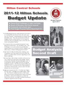 Hilton Central Schools[removed]Hilton Schools Budget Update n