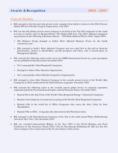 Economy of Maharashtra / Economy of Mumbai / BSE Sensex / Reliance Industries / Jamnagar Refinery / Gujarat / Jamnagar / IMRB International / Mukesh Ambani / States and territories of India / Economy of India / Reliance Group