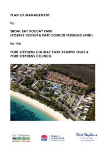 Microsoft Word - SHOAL BAY 2013 PLAN OF MANAGEMENT.doc