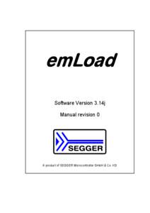 emLoad Software Version 3.14j Manual revision 0