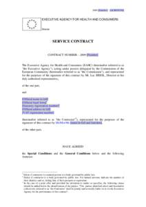 Microsoft Word - Annex VI - Service contract-Public Health Capacity-EN.doc