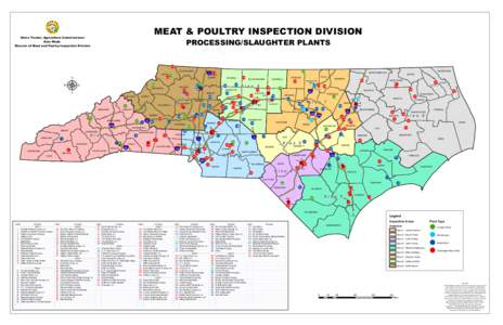 MEAT & POULTRY INSPECTION DIVISION PROCESSING/SLAUGHTER PLANTS Steve Troxler, Agriculture Commissioner Alan Wade Director of Meat and Poultry Inspection Division