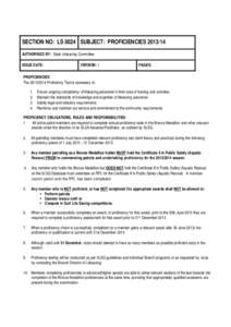 Microsoft Word - LS 0024 Proficiencies[removed]DRAFT as at[removed]NEEDS ONLINE INFO ADDED