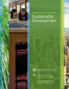 Undergraduate Program in  Sustainable Development  Defining Sustainable Development
