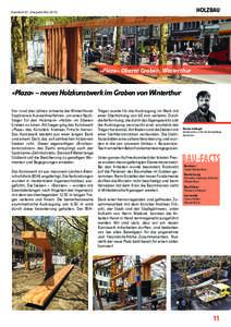 HOLZBAU  Spektrum 81 (Ausgabe Mai 2016) «Plaza» Oberer Graben, Winterthur