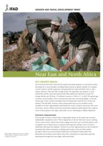 ©IFAD/Marco Salustro  GENDER AND RURAL DEVELOPMENT BRIEF Near East and North Africa KEY GENDER ISSUES