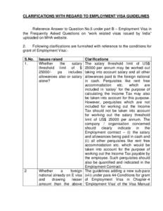 Microsoft Word - CLARIFICATIONS WITH REGARD TO EMPLOYMENT VISA GUIDELINES.doc