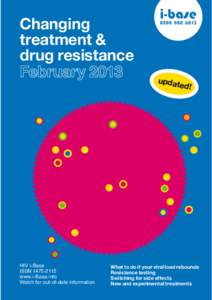 Changing treatment & drug resistance updat ed!