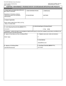 RECIPIENT NAME:Bristol Virginia Utilities Board OMB CONTROL NUMBER: [removed]EXPIRATION DATE: [removed]AWARD NUMBER: NT10BIX5570066 DATE: [removed]