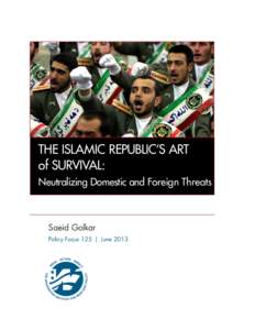 Mehdi Khalaji / Patrick Clawson / Middle East / Middle East Quarterly / American studies / Middle East Forum / Area studies / Washington Institute for Near East Policy