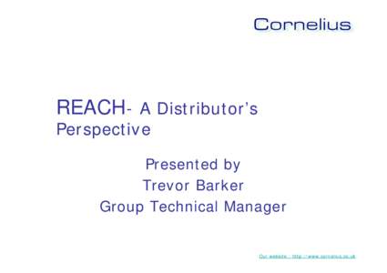 REACH- A Distributor’s Perspective