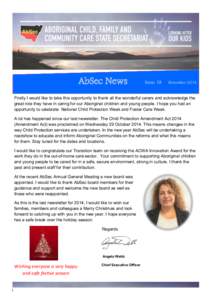 AbSec News  Issue 18 November 2014