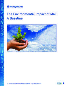 Carbon footprint / Advertising mail / Low-carbon economy / Greenhouse gas / Ecological footprint / Pitney Bowes / Human impact on the environment / Climate change mitigation / Carbon offset / Environment / Earth / Sustainability