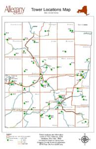 Tower Locations Map Radio, Cell, EMS Facilities Granger  Centerville