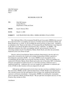 John McCammon March 13, 2008 Page 1 MEMORANDUM