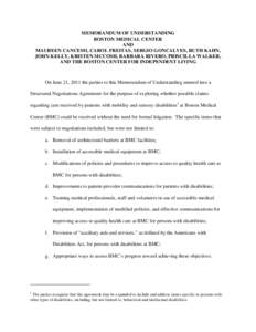 Disability / Educational psychology / Population / Boston Medical Center / Americans with Disabilities Act / Accessibility / Developmental disability / Nursing home / Health / Medicine / Disability rights