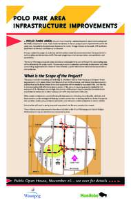 polo park area infrastructure improvements a polo park area study for traffic improvement and development review, completed in 2001, made recommendations for future transportation improvements within the study area, boun