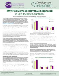 School of Oriental and African Studies  Number 41, November 2009 Why Has Domestic Revenue Stagnated in Low-Income Countries?