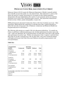 Risk Adjustment Fact Sheet