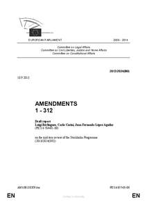 [removed]EUROPEAN PARLIAMENT Committee on Legal Affairs Committee on Civil Liberties, Justice and Home Affairs Committee on Constitutional Affairs